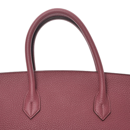 Hermes Taurillon Clemence Birkin 40 Bois de Rose 31 of 34