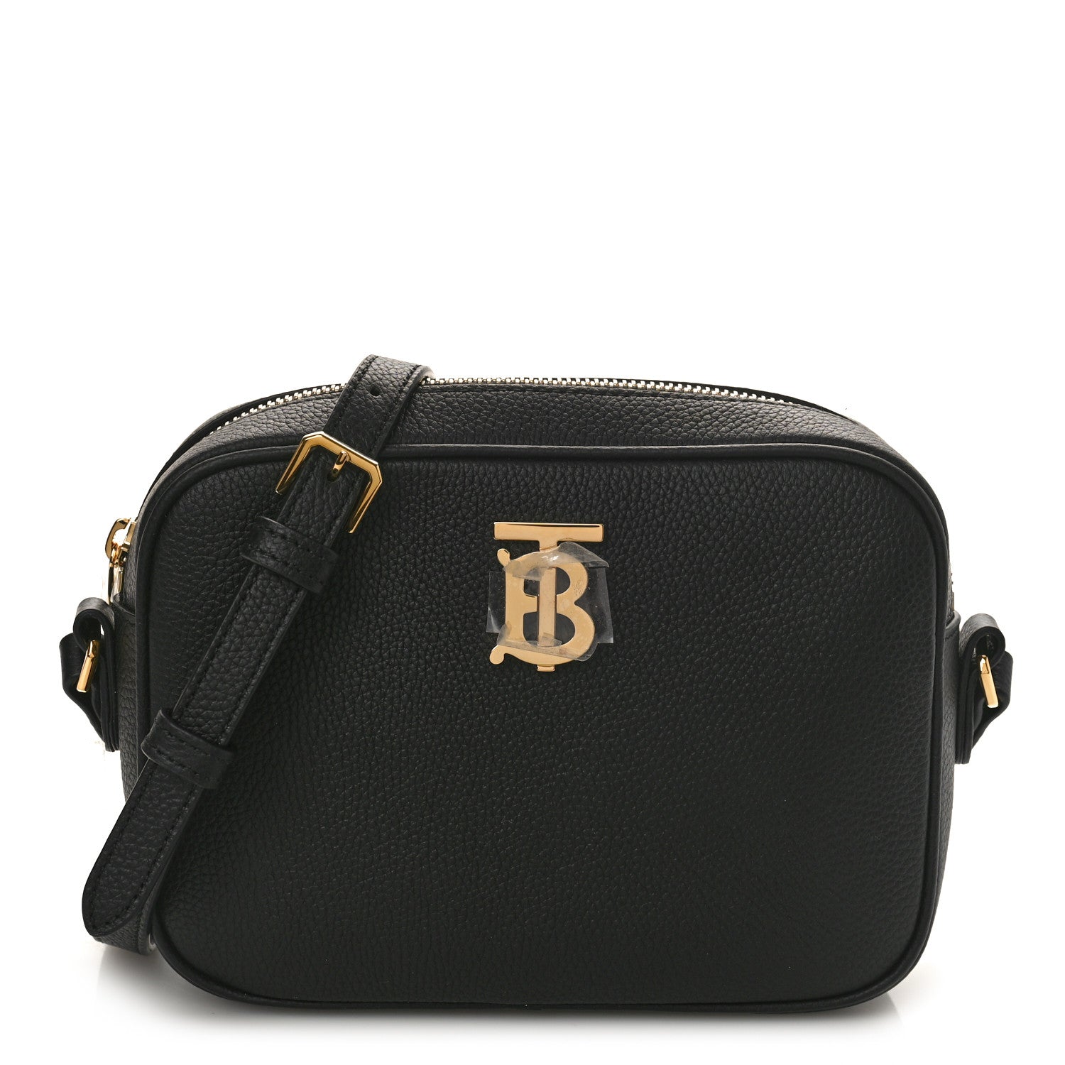 Burberry Grained Calfskin TB Small Camera Bag Black 1 of 8