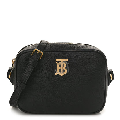 Burberry Grained Calfskin TB Small Camera Bag Black 1 of 8