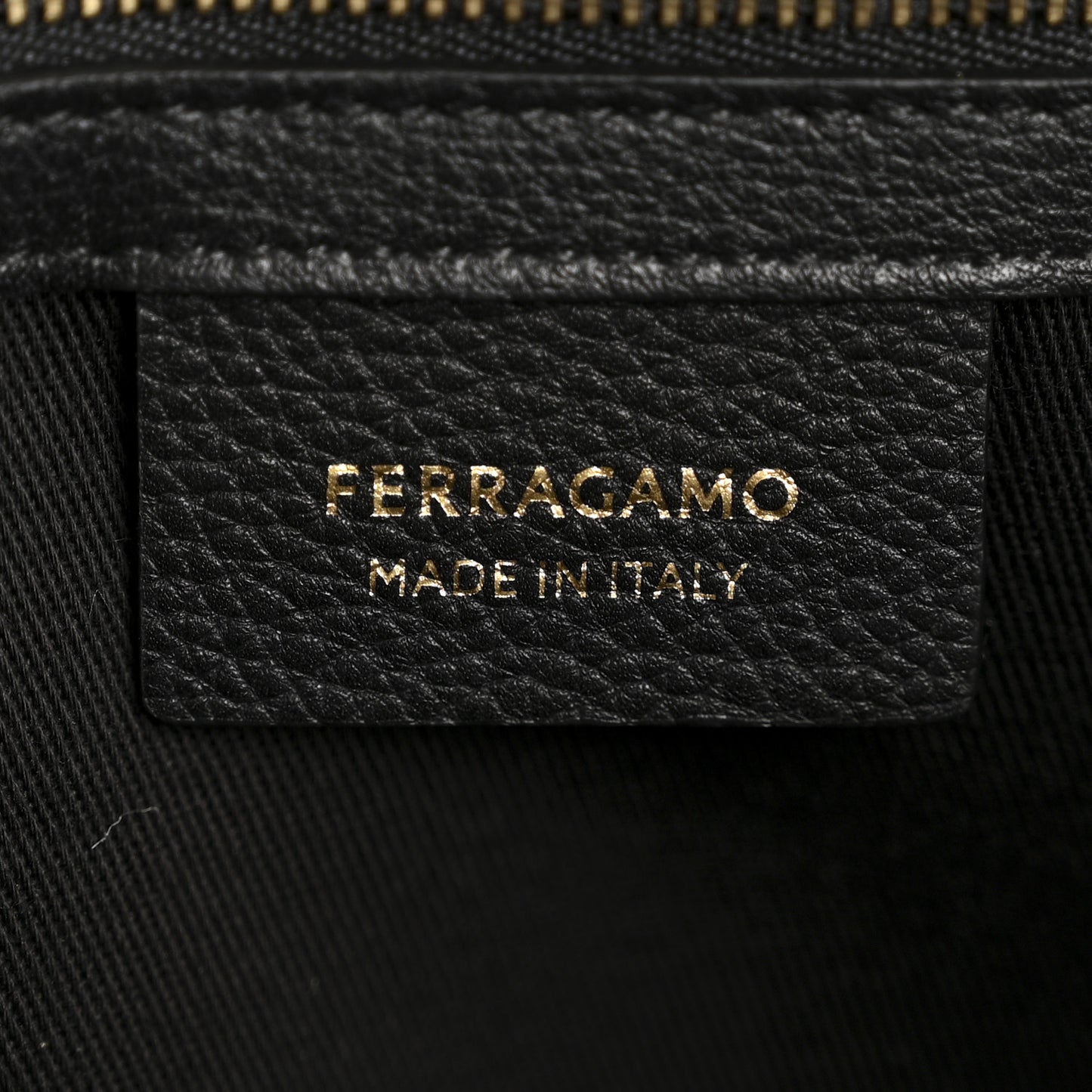 Grained Calfskin Medium Star Tote Black