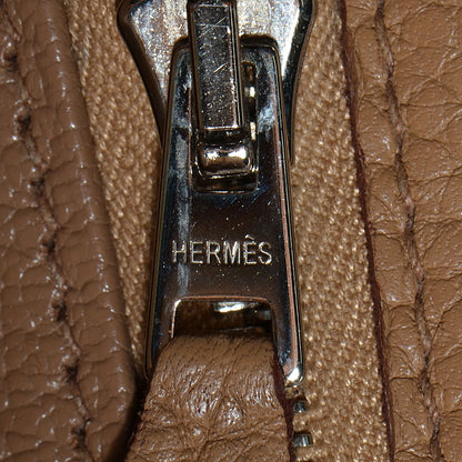 Hermes Taurillon Clemence Kelly Retourne 40 Tabac Camel 6 of 19