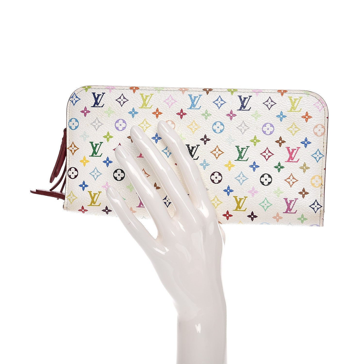 Louis Vuitton Monogram Multicolor Insolite Wallet White Eglantine 2 of 9