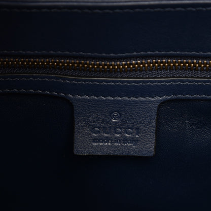 Gucci Soft Python Small Jackie Shoulder Bag Blue 6 of 8