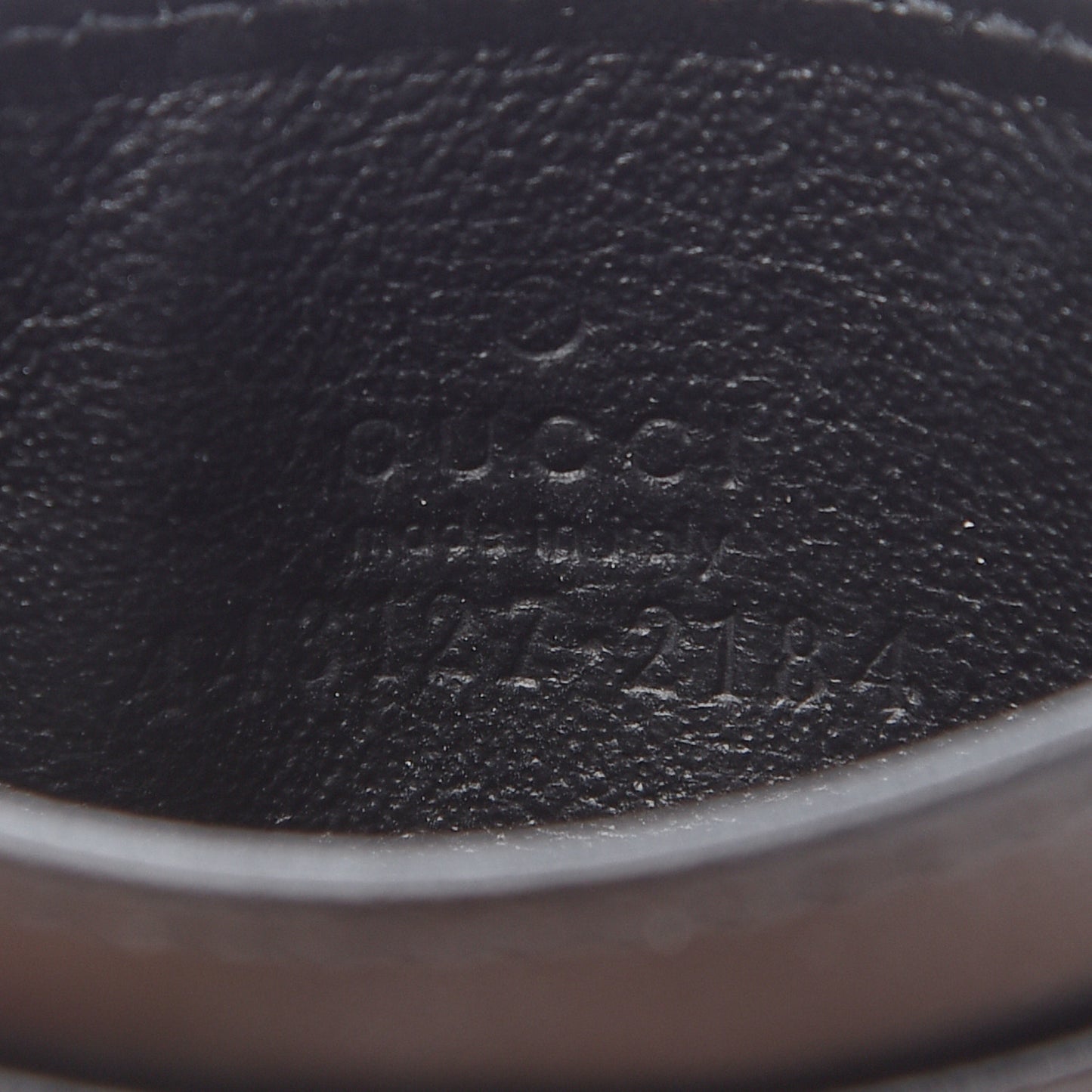Calfskin Matelasse GG Marmont Card Holder Black
