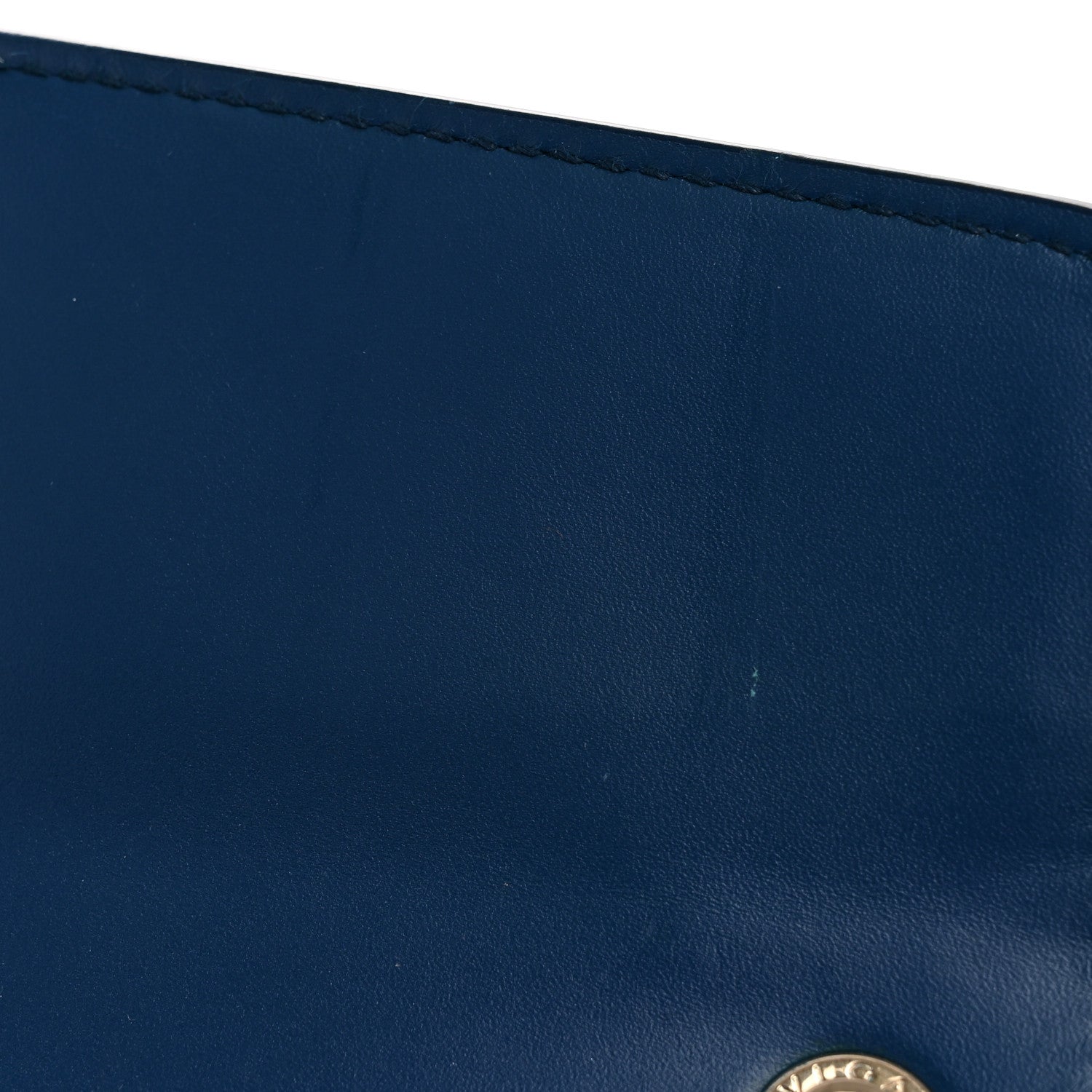 Bulgari Calfskin Serpenti Forever Shoulder Bag Navy 12 of 13