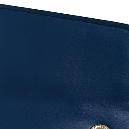 Bulgari Calfskin Serpenti Forever Shoulder Bag Navy 12 of 13