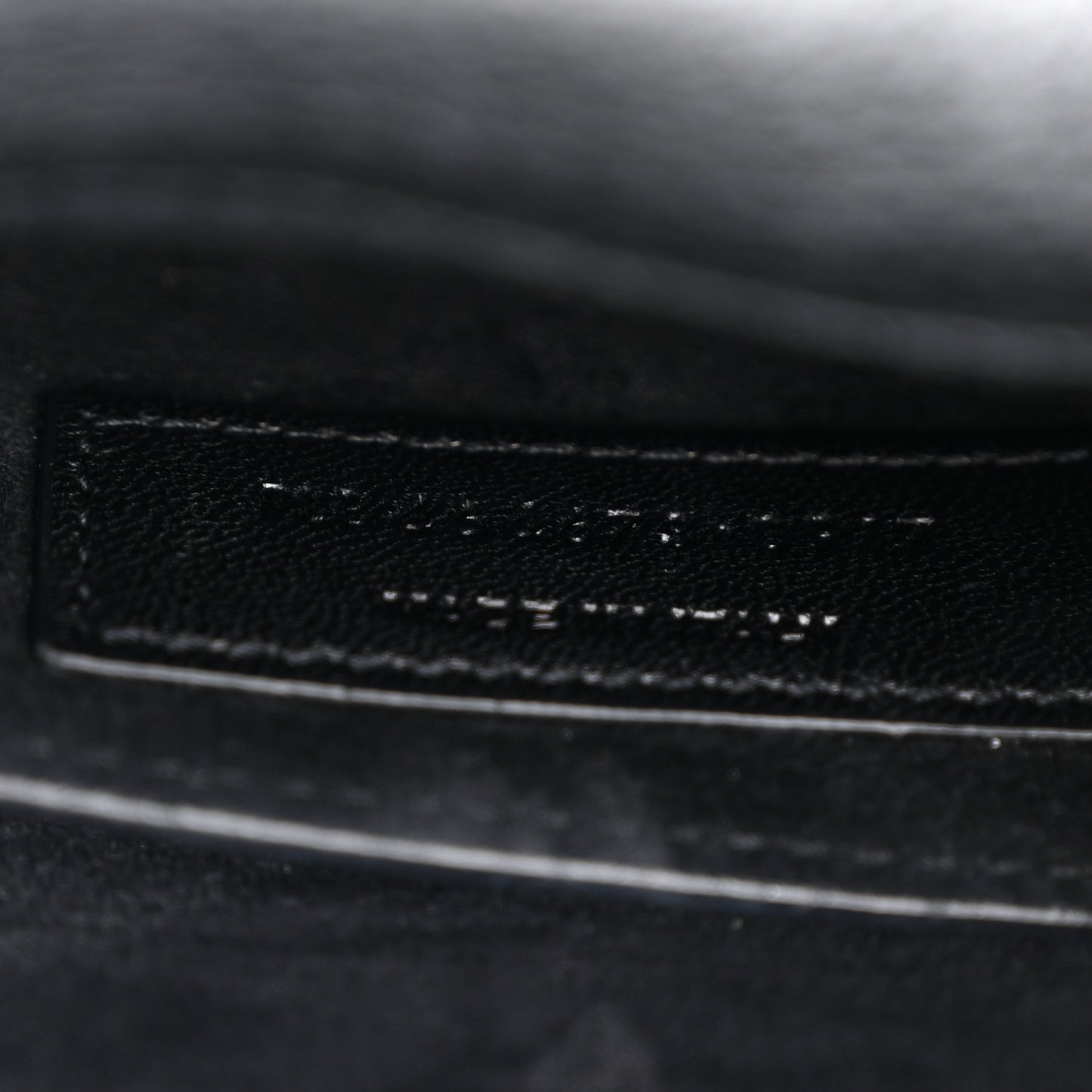 Grained Calfskin Medium Monogram Sunset Satchel Black