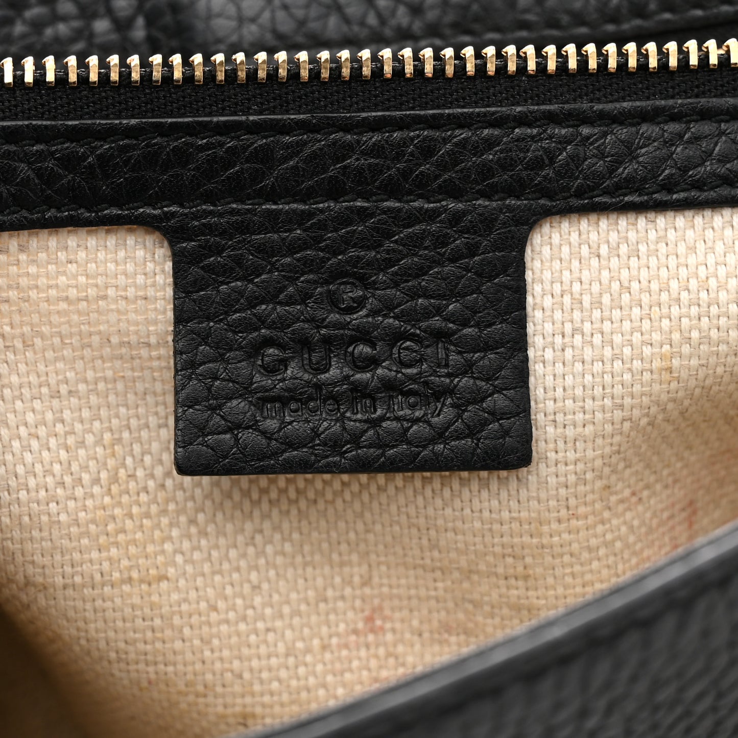 Pebbled Calfskin Medium Soho Flap Crossbody Black
