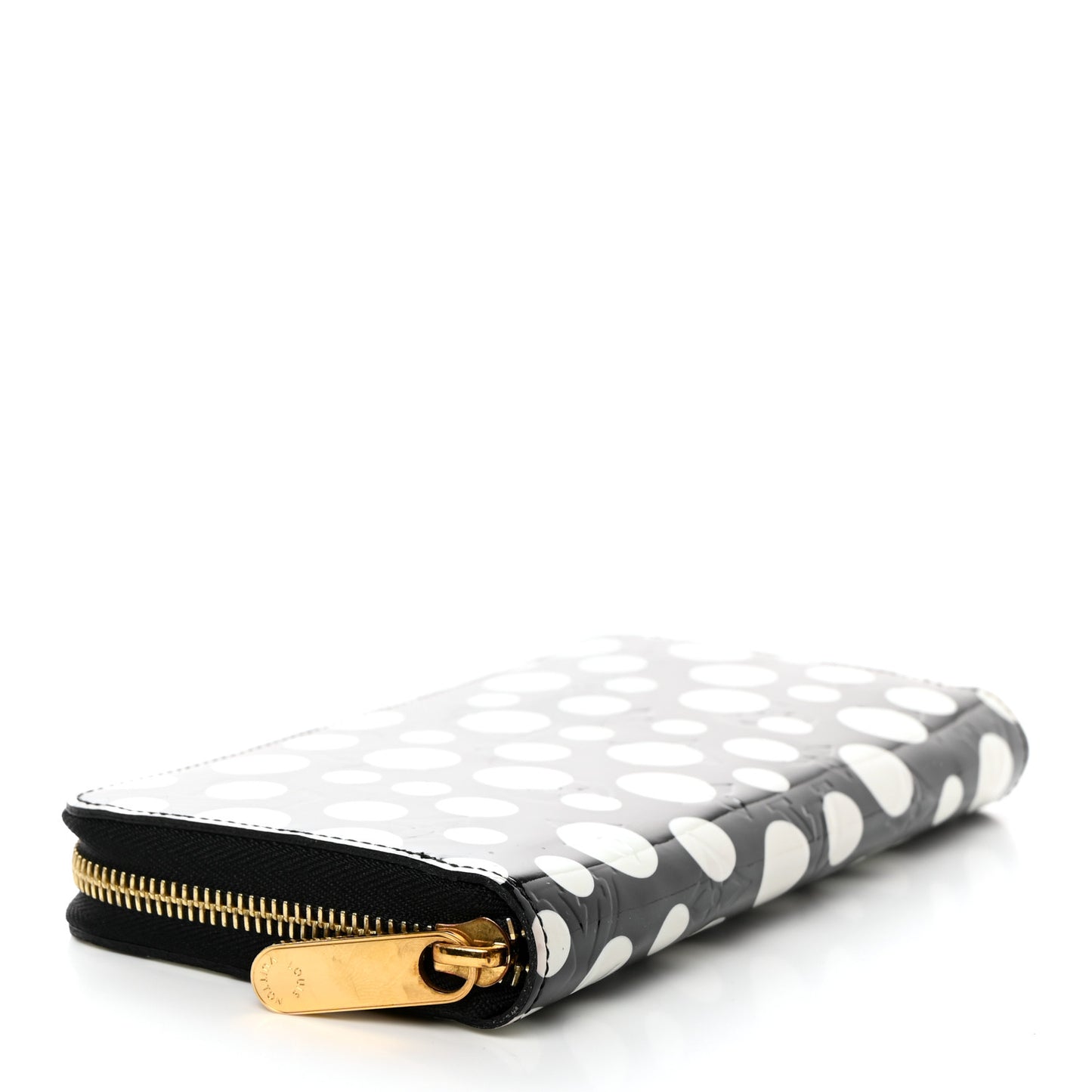 Vernis Kusama Infinity Dots Zippy Wallet Black