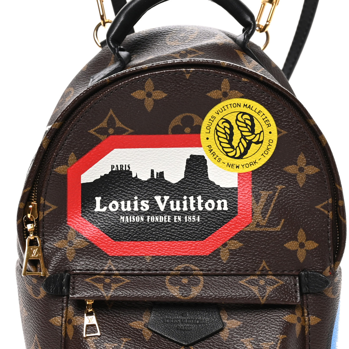 Louis Vuitton Monogram World Tour Palm Springs Backpack Mini 7 of 9