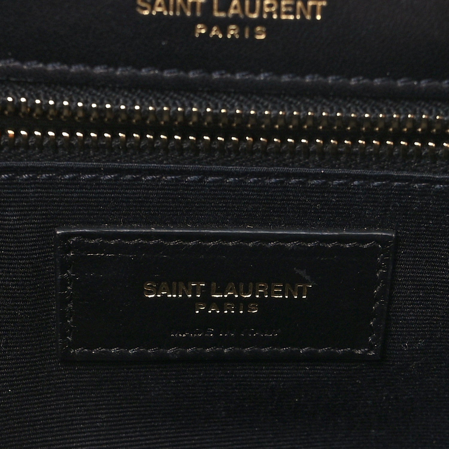 Saint Laurent Lambskin Monogram Tassel Kate 99 Black 7 of 10