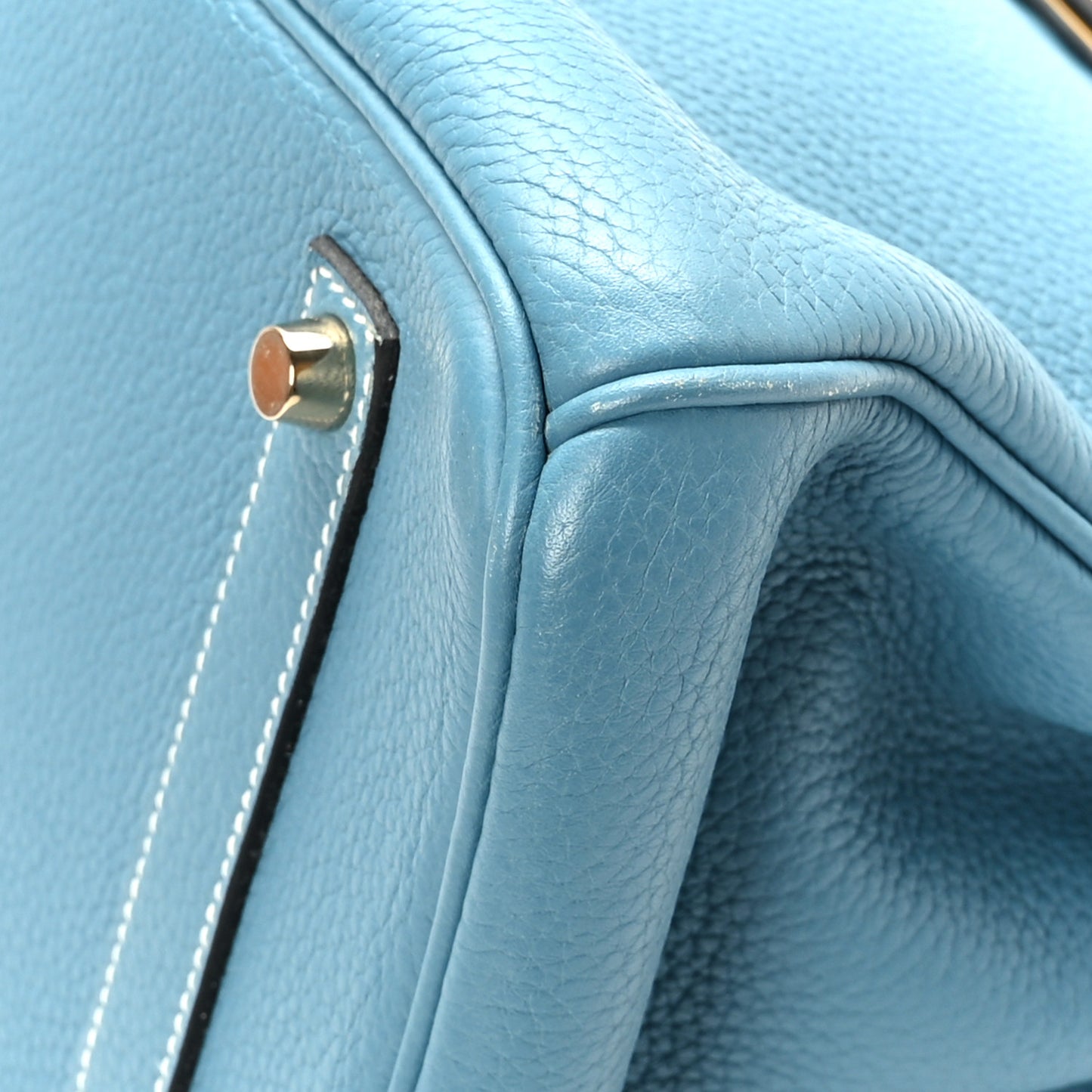 Togo Birkin 35 Blue Jean