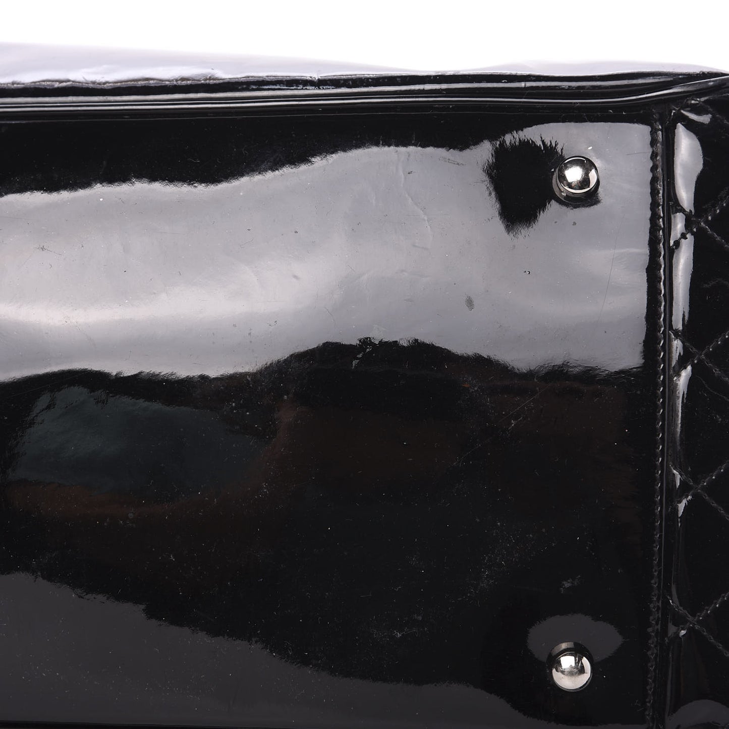 Vinyl XL Lipstick Tote Black