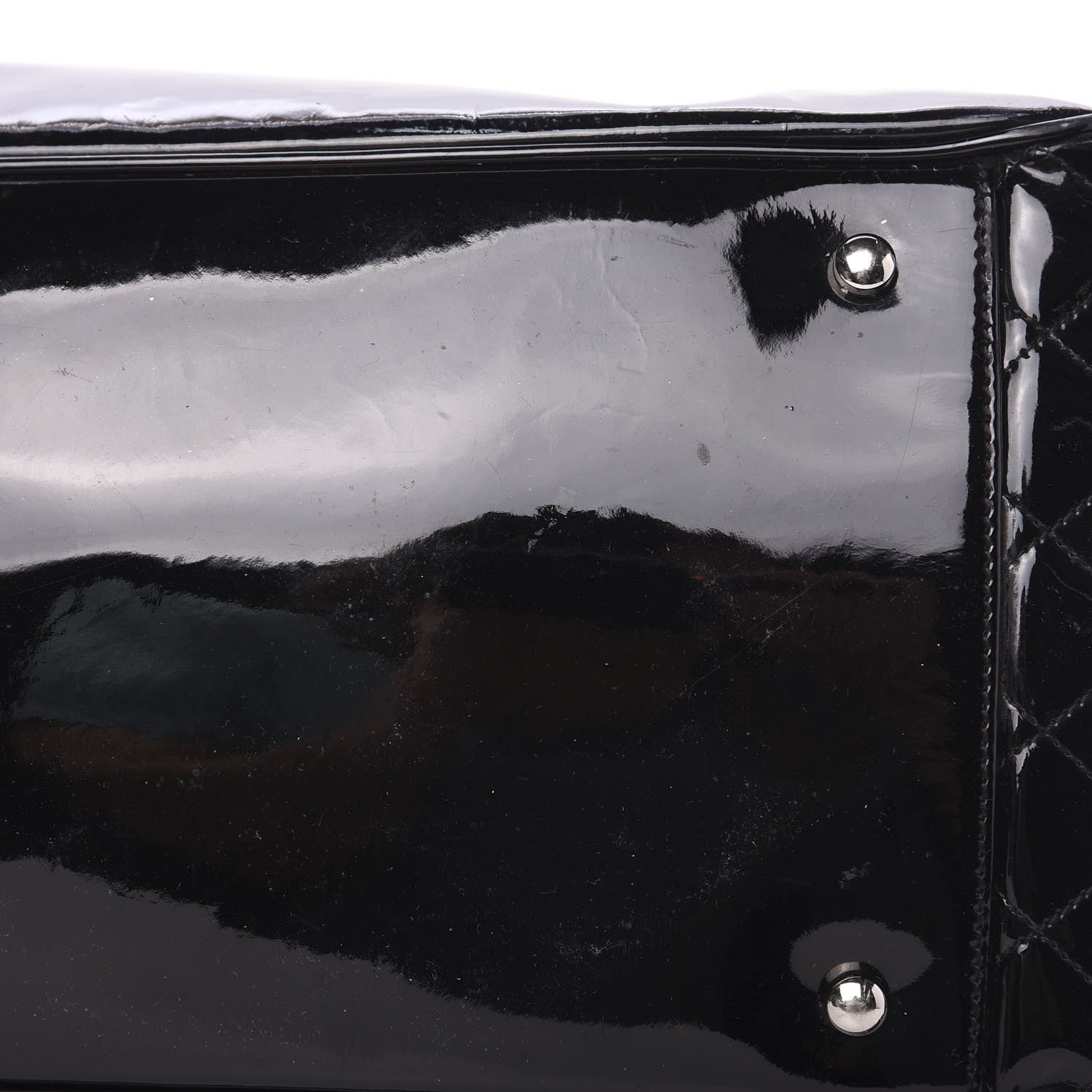 Chanel Vinyl XL Lipstick Tote Black 15 of 19