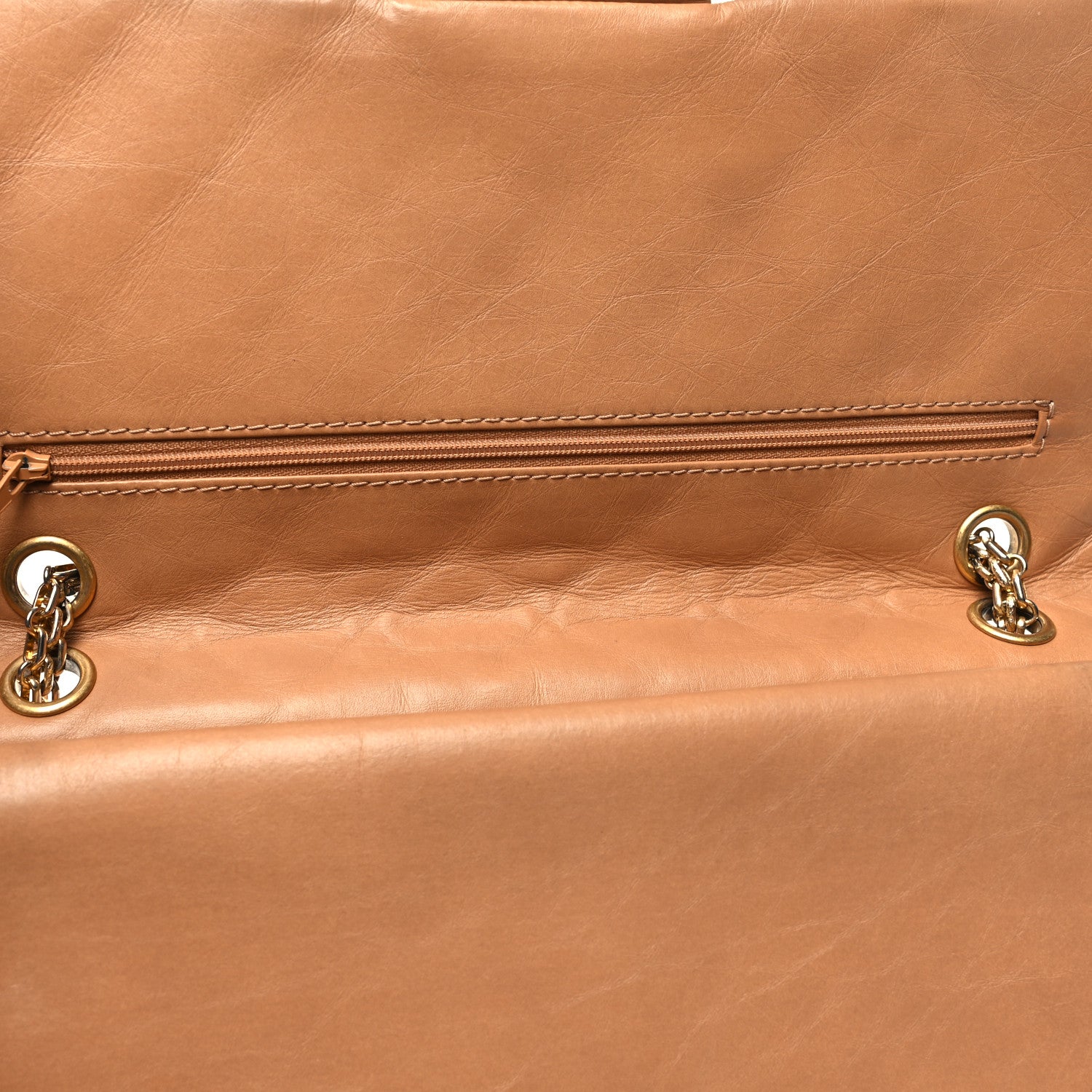 Chanel Aged Calfskin Quilted 2.55 Reissue 227 Flap Brown 11 of 14