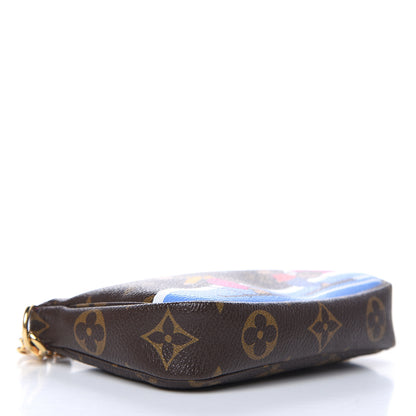 Louis Vuitton Monogram 2018 Christmas Animation Mini Bears Pochette Accessories 4 of 8