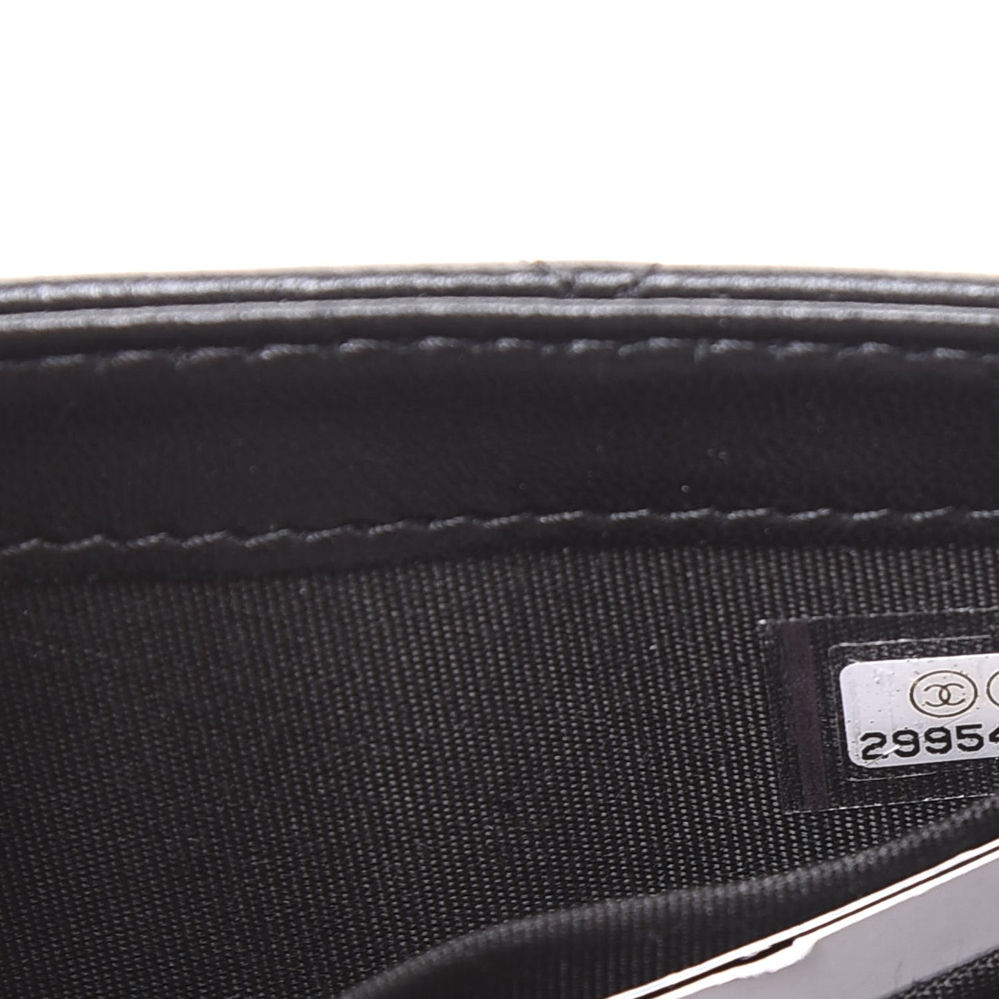 Lambskin Quilted Mini Trendy CC Chain Wallet Black