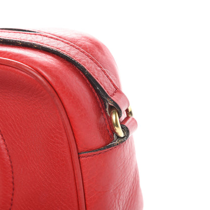 Gucci Pebbled Calfskin Small Soho Disco Bag Tabasco Red 14 of 16