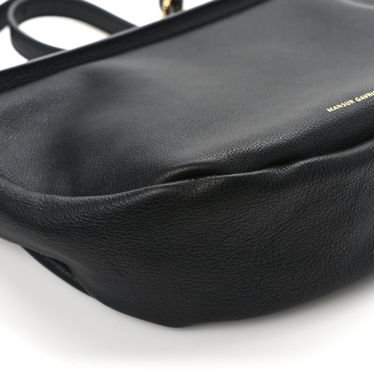 Soft Calfskin Moon Sling Bag Black