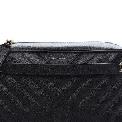 Saint Laurent Calfskin Matelasse Joan Camera Bag Black 10 of 10