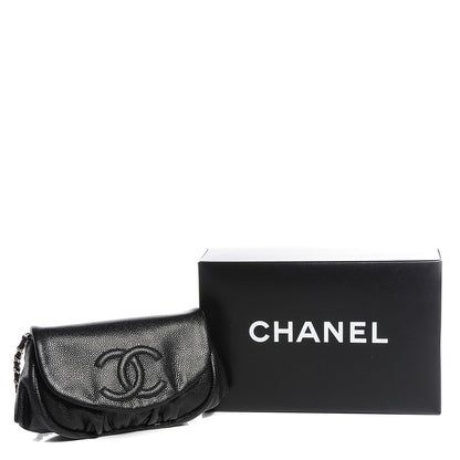 Chanel Caviar Half Moon Wallet On Chain WOC Black 9 of 9