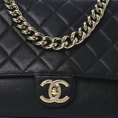 Chanel Caviar Quilted Large Studded Flap Black 8 of 12