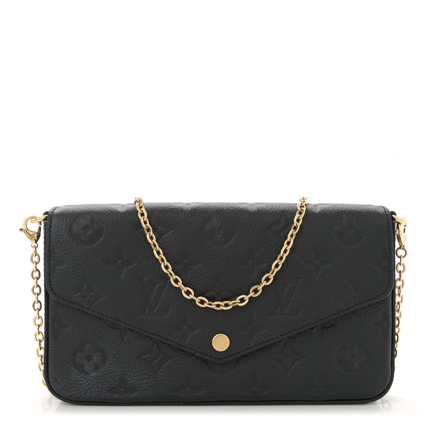 Empreinte Pochette Felicie Chain Wallet Black