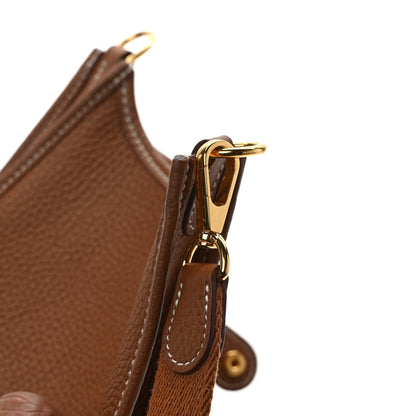 Hermes Taurillon Clemence Evelyne TPM Gold 11 of 12