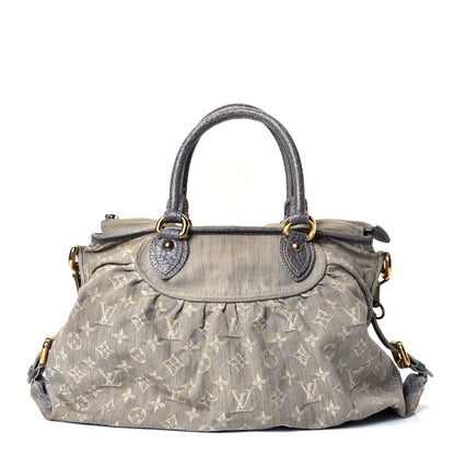 Louis Vuitton Denim Neo Cabby MM Grey 1 of 4