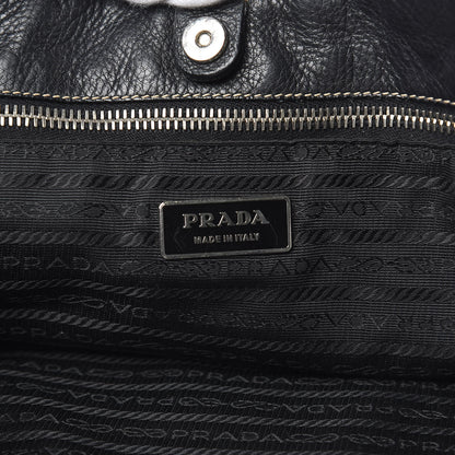 Prada Vitello Daino Light Tote Black 6 of 13