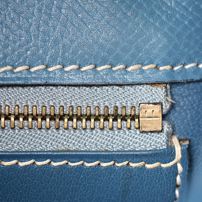 Hermes Epsom Kelly Sellier 32 Blue Jean 12 of 36