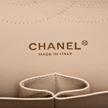Chanel Caviar Quilted Jumbo Double Flap Beige Clair 6 of 8