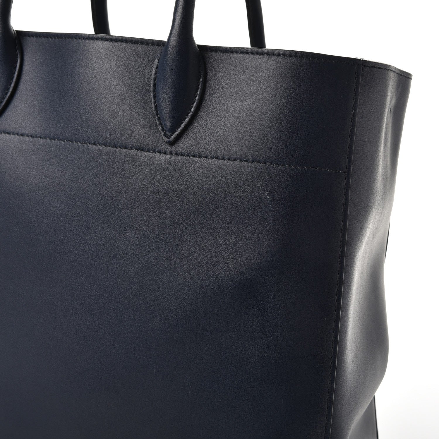 Prada City Calf Tote With Studded Strap Baltico 10 of 10