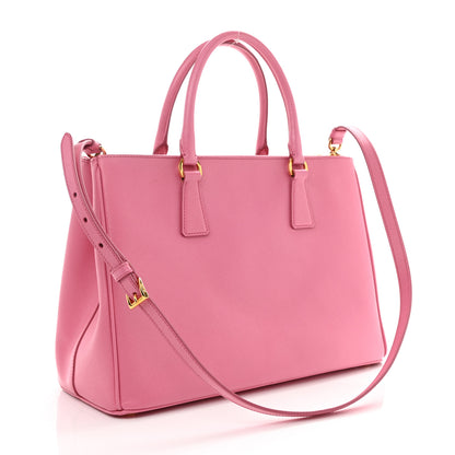 Prada Saffiano Medium Galleria Double Zip Tote Geranio 2 of 8