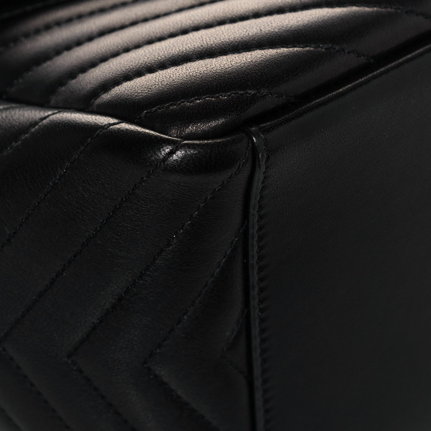 Saint Laurent Lambskin Matelasse Monogram Joe Backpack Black 8 of 12