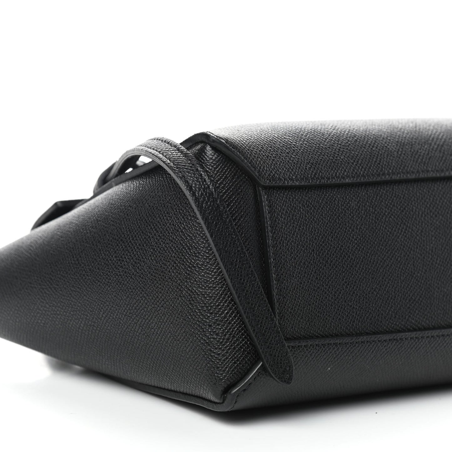 Grained Calfskin Nano Belt Bag Black