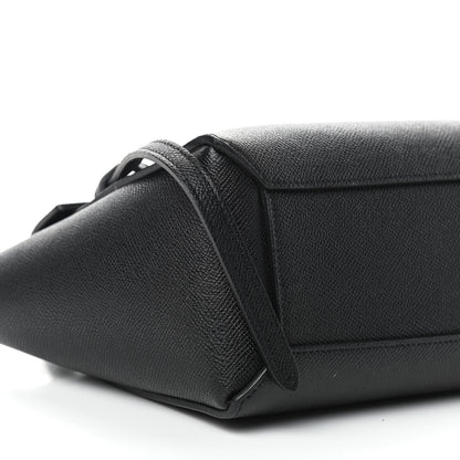 Celine Grained Calfskin Nano Belt Bag Black 7 of 9