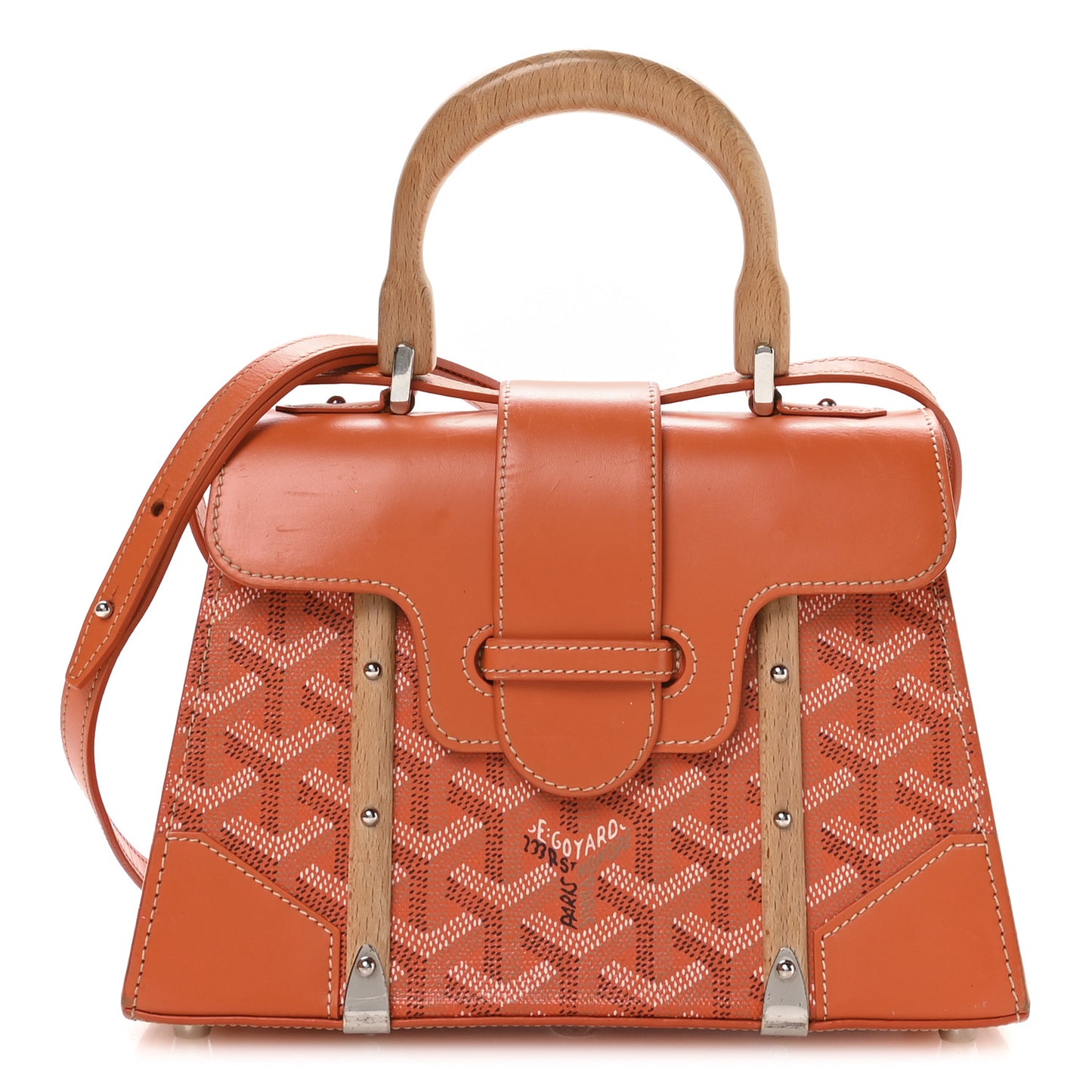 Goyardine Structure Mini Saigon Orange