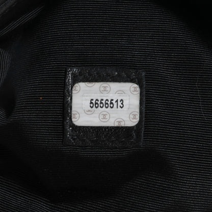 Chanel Lambskin Small CC Stitched Tote Black 7 of 7