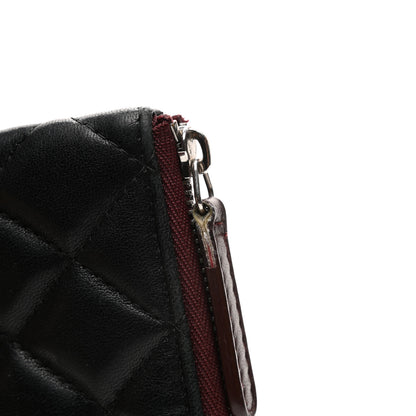 Chanel Lambskin Quilted Small Cosmetic Case Black 8 of 8