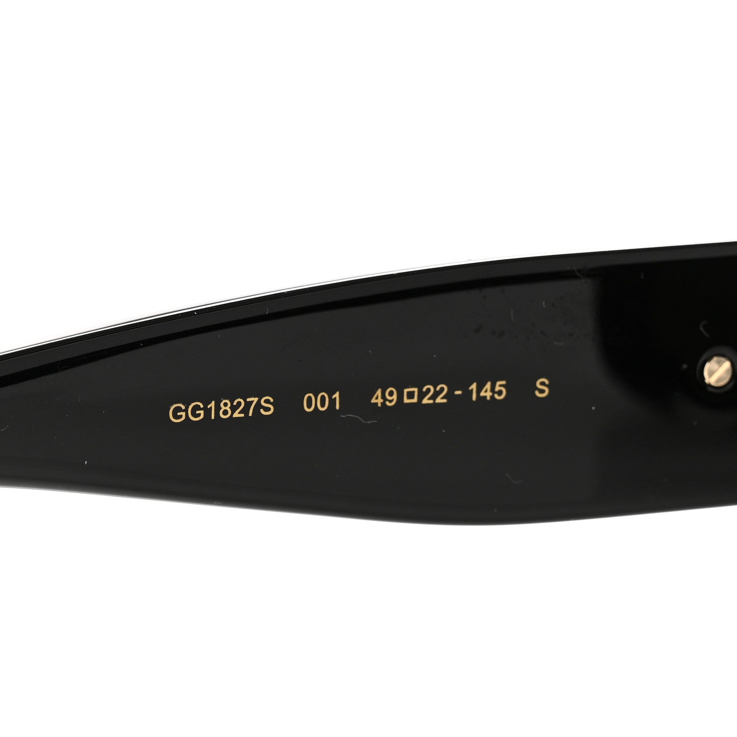 Gucci Acetate Cat Eye GG Marmont Logo Sunglasses GG1827S Black 5 of 9