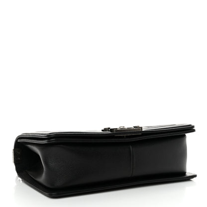 Chanel Caviar Quilted Medium Boy Flap Black 4 of 10
