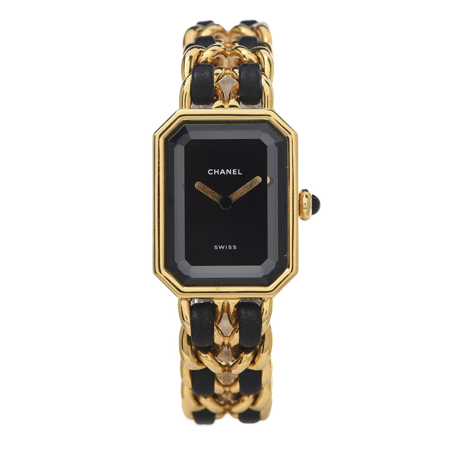 Stainless Steel Lambskin 20mm Chain Premiere Quartz Watch Gold M