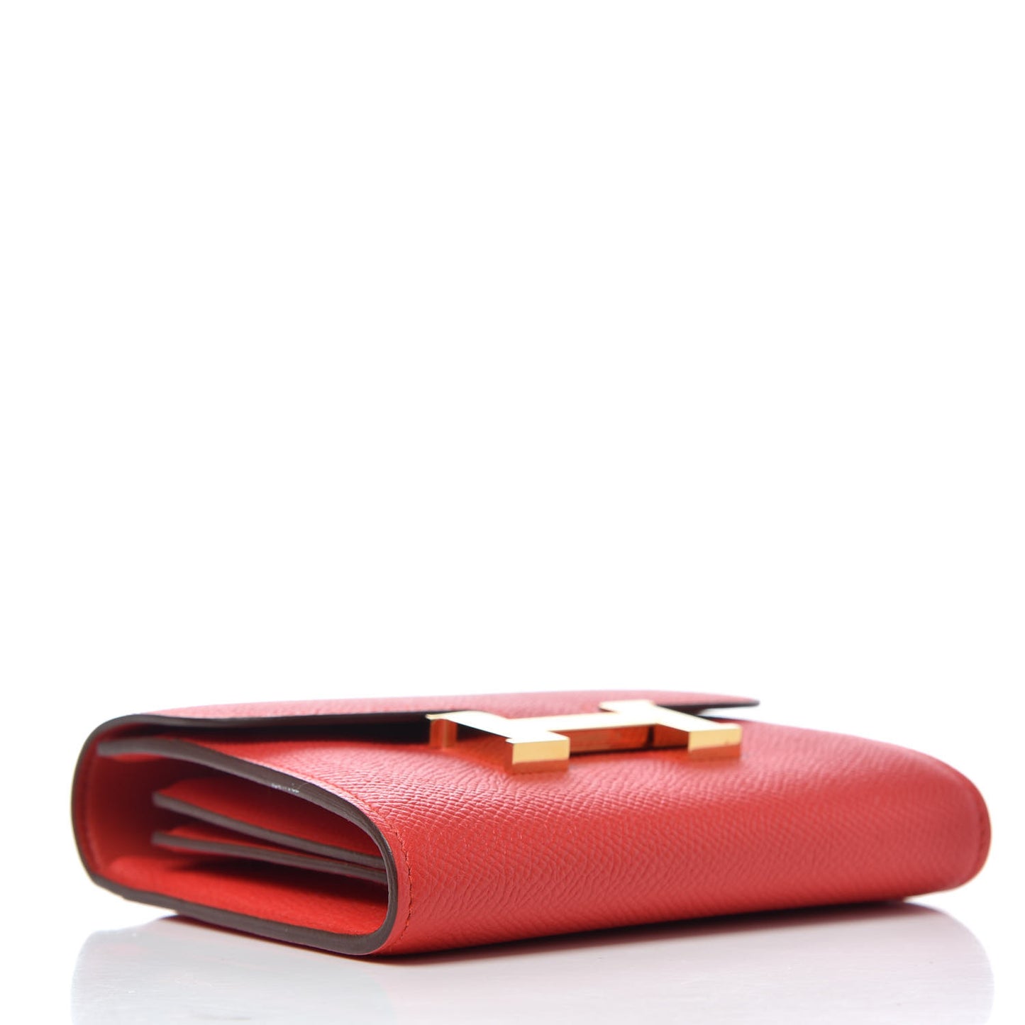 Epsom Constance Short Wallet Rouge Tomate