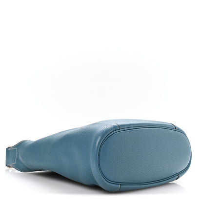 Hermes Taurillon Clemence Sac Good News PM Blue Jean 3 of 9