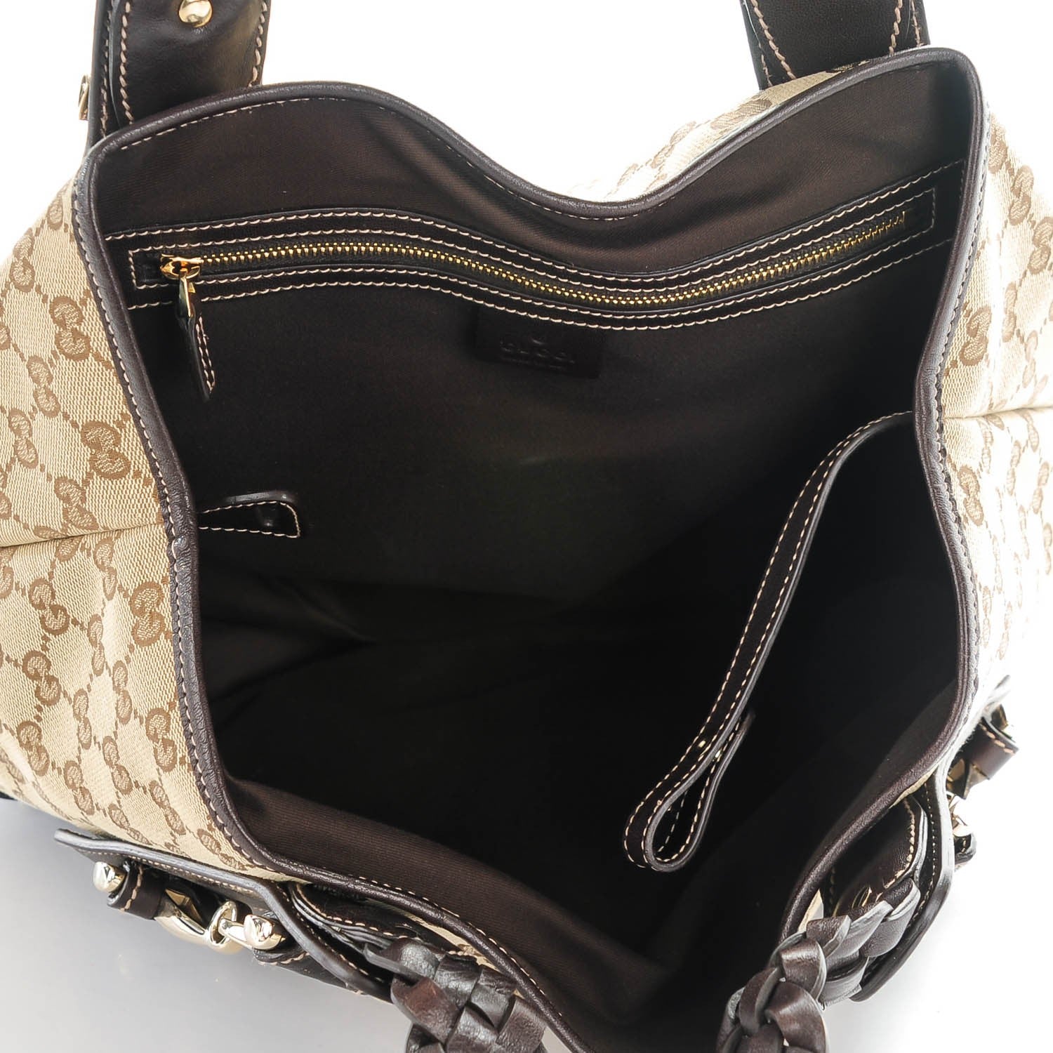Gucci Monogram Small Pelham Shoulder Bag Dark Brown 5 of 7