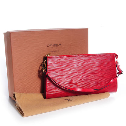 Louis Vuitton Epi Pochette Accessories 24 Rouge 5 of 8