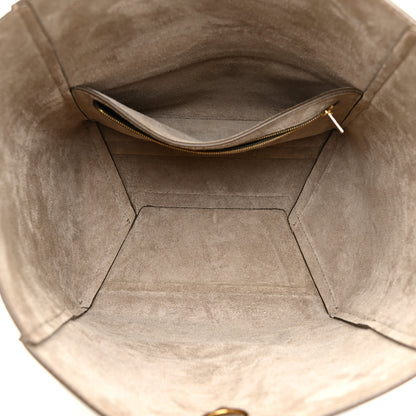 Celine Soft Grained Calfskin Sangle Bucket Bag Taupe 5 of 10