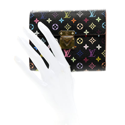 Louis Vuitton Monogram Multicolor Koala Wallet Black 2 of 10