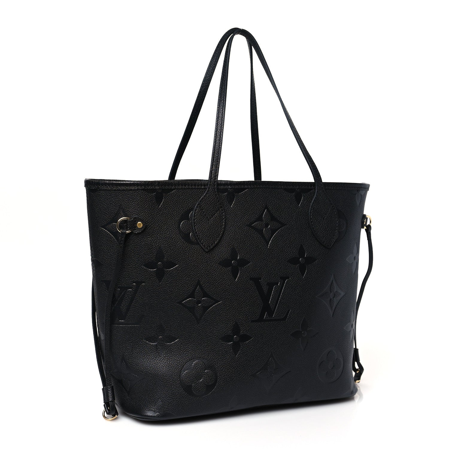 Louis Vuitton Empreinte Monogram Giant Neverfull MM Black 4 of 9